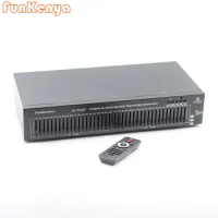 Remote Control Dual 20 Segment USB Driver CD Player Amplifier Equalizer Stereo Bluetooth Hifi Home Audio 40 Segments Tuner