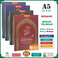 Syamil Quran Al-Quran Bukhara A5 HC Waqaf Ibtida' Mushaf Tilawah Rasm Utsmani Terjemah Tajwid Alqura