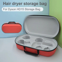 For Dyson Supersonic Hair Dryer HD15 EVA Hard Carrying Case Anti-Drop Shockproof Portable Travel Storage Bags Red Carrying Box