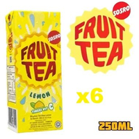 Minuman Teh Kotak Ultra Jaya UHT 300 x 6 Apel, Blackcurrant, Leci, Lemon, Teh Botol Fruit Tea, S-Tee