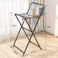 摺疊晾衣架家用落地陽臺掛衣架除溼晾衣架掛衣架省空間落地晾衣架