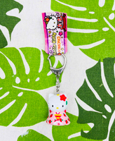 【震撼精品百貨】Hello Kitty 凱蒂貓~日本sanrio三麗鷗 KITTY鑰匙圈鎖圈-和服*79873