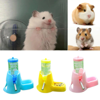 Plastic Hamster Water Feeder Detachable Hamster Automatic Hamster Dispenser Water Drinker Z9C4