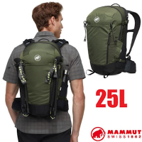 【MAMMUT 長毛象】Lithium 25 男輕量登山健行攀登背包25L_2530-03452-40294 深沼澤綠/黑