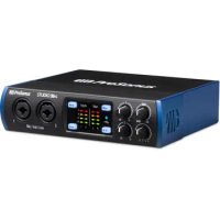 PreSonus Studio 26c ultra-high-def USB-C™ compatible audio interface with XMAX-L mic preamps for live performance and studio