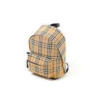 Tas BURBERRY JETT CHECK BEIGE BACKPACK 100% ORIGINAL 42X14X30CM