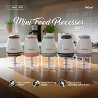 Mini Food Processor MFP7 Portabel LunaLife 4 blade Processor Chopper MFP-7 700ML Purple