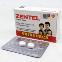 Zentel Tablet 200mg - Ubat Cacing Dewasa/Budak