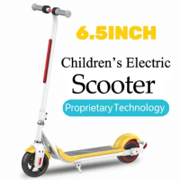 Electric Scooters Kids Smart Skateboard 150W Motor 15 KM/H Speed Shock Absorption Folded Children's Kick E-Scooter
