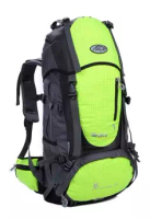 Local Lion Local Lion Steel Support Water Resistant Hiking Backpack 55L (Green)