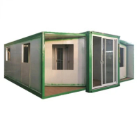 20ft 40ft 2 bedroom 3 bedroom folding expandable granny flat prefabricated container house 37 sqm