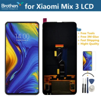 LCD Display For Xiaomi Mi Mix 3 Touch Screen Digitizer LCD Screen for Xiaomi Mix 3 LCD Assembly 6.39'' Phone Replacement Black