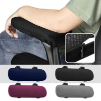 1pcs Armrest Cushion Chair Arm Cover Memory Foam Non-Slip Elbow Support Pillow Elbow Rest Cover For Office Home Chairs