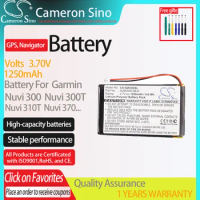 CameronSino Battery for Garmin Nuvi 300 Nuvi 300T Navgear Streetmate GP-43 fits 010-00538-78,GPS Navigator Battery.