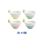 【勝明Sanmin】造型瓷碗+湯匙+叉子(共四款)-貓咪