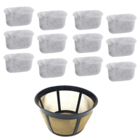 Basket Coffee Filter &amp; Charcoal Water Filters For Cuisinart Coffee Makers And Brewers.The Coffee Filters For Cuisinart