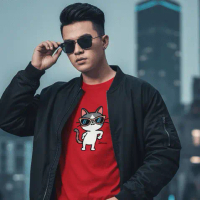 Áo Thun In Nam DONMAN Cotton 4 Chiều Cao Cấp - Thoải Mái & Phong Cách - D178
