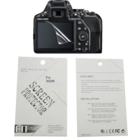 2pieces New Soft Camera screen protection film For Nikon D90 D7000 D3000 D3100 D7500 D3300 D3400 D3500 D5100 D5200 D5300 D7100
