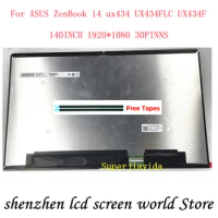 14-inch Original displayFor ASUS ZenBook 14 ux434 UX434FLC UX434F UX434FAC LCD screen assembly 1920X1080 resolution