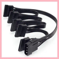 สาย sata power splitter cable 4pin 1 to 5 ide sata 15 pin มี molex พร้อม สวัสดิการสด
