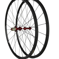 700C carbon fiber road bike tubular wheels width 20mm depth 24mm 20/24 holes road bike rims R24T