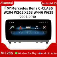 1920*720 Wireless Carplay Android 12 Car Radio For Mercedes W204 W205 07-10 Screen Multimedia GPS Navi Stereo Audio 4G Head unit