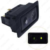 6Pin 12V 24V Universal 6Pin Car Electric Window Switch Car Glass Lifter Switch Green Light