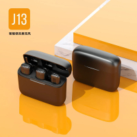 2025J13 Lavalier Microphone with Clip, One-to-Two Outdoor Recording Artifact, Cross-Border Hot-Selli