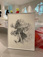 免運速發開發票 Daniel Arsham3D侵蝕裝飾畫現代簡約藝術家版畫客廳掛畫