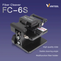 FTTH Fiber Cleaver FC-6S Metal Material with 12 Surface Blade Cutting Tool Optical Cutting Knife