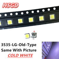 20PCS FOR LCD TV repair LG led TV backlight strip lights with light-emitting diode 3535 SMD LED 3535 2W 6V 150LM Old Type