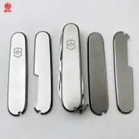 Hot Sale!!! 91mm Swiss Army Knife Titanium Alloy Patch Handle Decorative Professional Durable DIY Repair Military Knife Handle