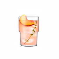 【Pasabahce】Hill 200mL 強化可疊杯 6入組 飲料杯 不卡杯(可疊杯 疊疊杯 飲料杯)