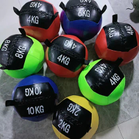 Wall Medicine Ball Fitness Throwing Core Training Slams Power Strength Exercise Home Gym Workout Can