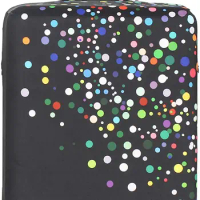 Dots Print Washable Luggage Cover - Fashion Suitcase Protector Fits 18-22 Inch Luggage