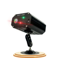 Remote Control LED Red Green Laser Light KTV Colorful Pattern Stage Seven Color Light Full Sky Star Laser Light