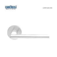 MB DEKKSON Lever Handle Solid Rose Gagang Pintu LHSR 0406 SUS 304 - Silver Glossy (PSS)