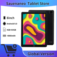[Sauenaneo] 2024 New 8-inch Mini Tablet 4GB RAM 64GB ROM Quad Core Dual Camera Children's Tablet Android 9.0
