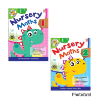 Pelangi Nursery Math Book 1 & 2 ( Untuk 4 Tahun ) 2 in 1 Set
