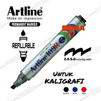 SPIDOL KALIGRAFI PERMANEN ARTLINE (BISA DIISI ULANG) / SPIDOL KALIGRAFI ARABIC Black