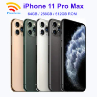 95% New Original iPhone 11 Pro Max 64GB 256GB 6.5" Genuine OLED Face ID IOS NFC Unlocked 11promax 4G LTE