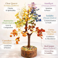 Handmade 7 Chakra Bonsai Tree