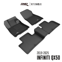 【3D】卡固立體汽車踏墊 Infiniti QX50 2019~2023(運動型休旅車/2019年改款後)