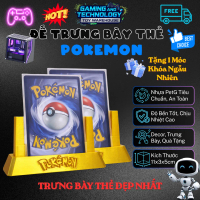 Kệ Trưng Bày Thẻ Bài Pokemon Card Stand Display – Giá Đỡ Card TCG, Yugioh, Pokemon, One Piece Card D