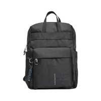 Mandarina Duck MD20 13’’ Laptop Backpack with Handles Black Black