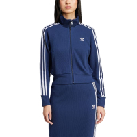 【Adidas 愛迪達】 KNITTED TOP 經典 休閒 運動外套 女 - JD4605