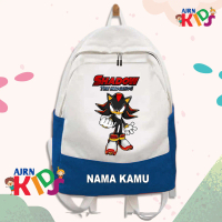 Tas Ransel Anak Laki Laki Gambar Sonic 3 Shadow The Hedgehog Backpack Anak Sekolah Gratis Nama 10 -