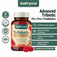 GoPryme Tribiotics Performance Complex - Prebiotic Probiotic Postbiotic 3 in 1 Complex | Sugar Free 