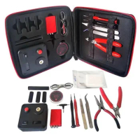 Coil Jig Master V2 V3 Tool Kit Coil Rolling Ceramic Tweezers Heat Wire Pliers 521 Mini Tab Device Rebuild DIY Tools