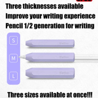 3PCS TPU Silicon Protective Holder Cover For Apple Pencil 2 Accessories Anti-scratch Case for Apple Pencil 1 protect case